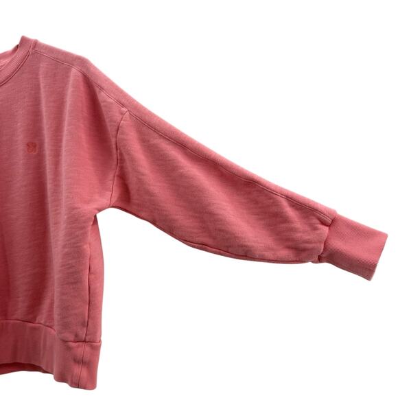 Sweaty Betty Essentials Crewneck Sweatshirt Boxy Soft Pink Size Large - Picture 4 of 8